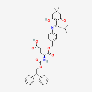 Chemical structure of Fmoc-Glu-ODmab
