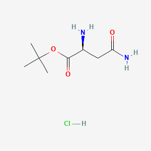 Chemical structure of H-Asn-OtBu · HCl