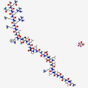 Chemical structure of Melittin (free acid)