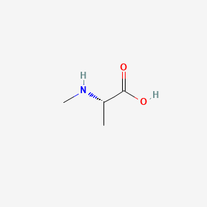 Chemical structure of N-Me-Ala-OH