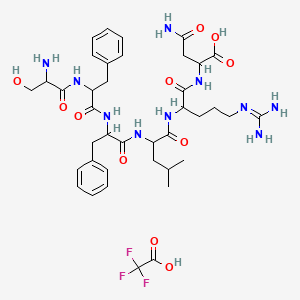Chemical structure of PAR-1 (1-6) (mouse, rat)