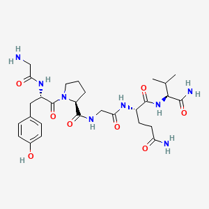 Chemical structure of PAR-4 (1-6) amide (human)