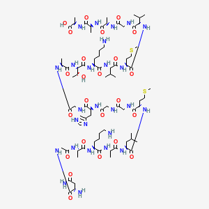 Chemical structure of Prion Protein (106-126) (human) (scrambled)
