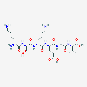 Chemical structure of α-Synuclein (32-37) (human)