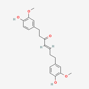 Chemical structure of Gingerenone A