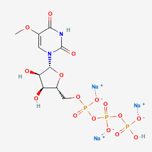Chemical structure of 5-OMe-UTP,100mM Sodium Solution