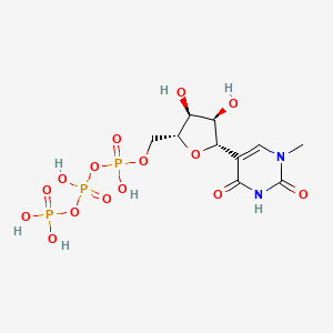 Chemical structure of N1-Me-pUTP,100mM Sodium Solution