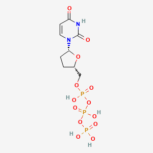 Chemical structure of ddUTP