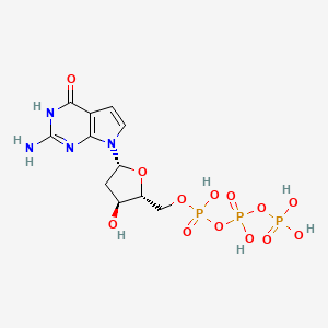 Chemical structure of 7-Deaza-dGTP