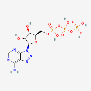 Chemical structure of 8-Aza-ATP