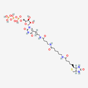 Chemical structure of Biotin-16-UTP