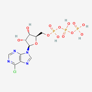 Chemical structure of 6-Cl-purine-rTP