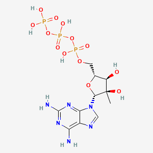 Chemical structure of N6-Methyl-Amino-ATP