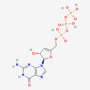 Chemical structure of ddhGTP