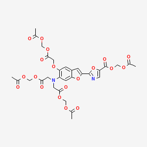 Chemical structure of Mag-Fura-2 AM