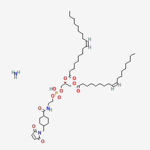 Chemical structure of 18:1 PE MCC