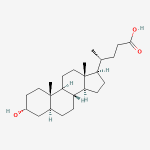 Chemical structure of Allolithocholic acid