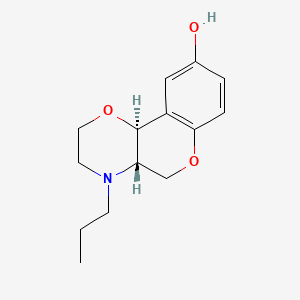 Chemical structure of (±)-PD 128907 hydrochloride - PD 125530