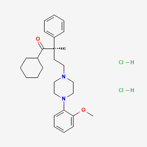 Chemical structure of (R)-(-)-LY 426965 dihydrochloride