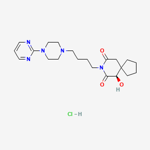 Chemical structure of 6-Hydroxybuspirone hydrochloride, (6R)-