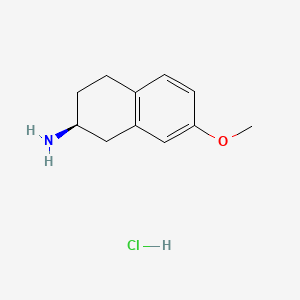 Chemical structure of (S)-7-Methoxy-2-aminotetralin hydrochloride - (S)-7-MeO-DPAT hydrochloride