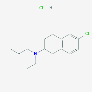 Chemical structure of 6-Chloro-DPAT hydrochloride