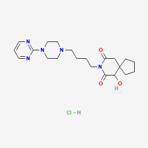 Chemical structure of 6-Hydroxybuspirone hydrochloride, (+/-)-