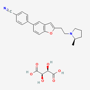 Chemical structure of ABT 239 tartrate