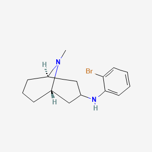 Chemical structure of AT 1001