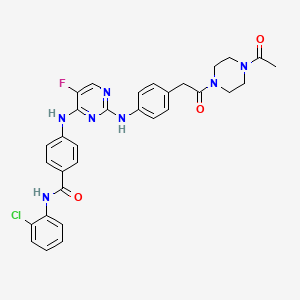 Chemical structure of Aurora A inhibitor II