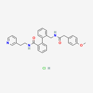 Chemical structure of AVE 0118 hydrochloride