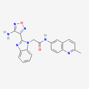 Chemical structure of BChE inhibitor 8012-9656