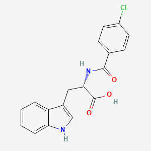 Chemical structure of Benzotript