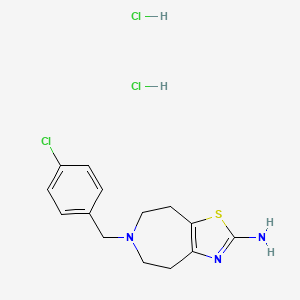 Chemical structure of B-HT 958 dihydrochloride
