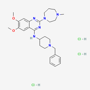 Chemical structure of BIX 01294 trihydrochloride