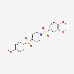 Chemical structure of BML283