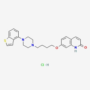 Chemical structure of Brexpiprazole dihydrochloride - OPC 34712 dihydrochloride