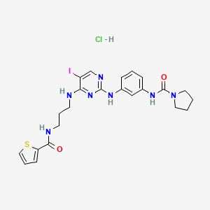Chemical structure of BX 795 hydrochloride