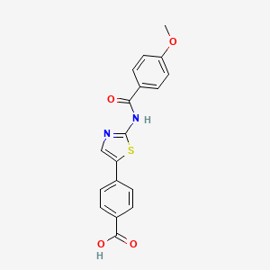 Chemical structure of CK2 inhibitor 10