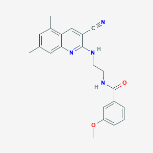 Chemical structure of CoPo 22