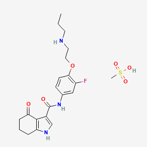 Chemical structure of CP 615003 mesylate
