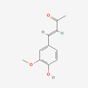 Chemical structure of Dehydrozingerone
