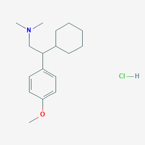 Chemical structure of Deshydroxy Venlafaxine HCl