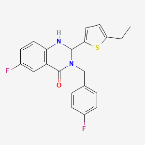 Chemical structure of DHQZ 36