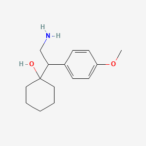 Chemical structure of N,N-Didesmethylvenlafaxine