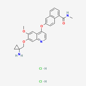 Chemical structure of E 3810 dihydrochloride