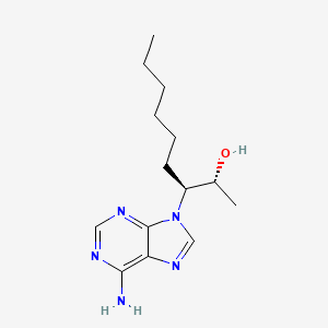Chemical structure of EHNA HCl