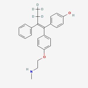 Chemical structure of Endoxifen-d5