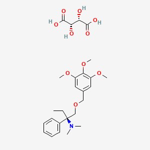 Chemical structure of Fedotozine Tartrate