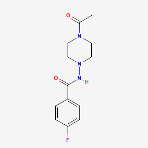 Chemical structure of FK 960